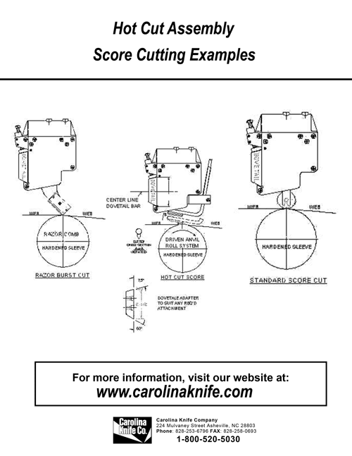 Score Cut assembly diagram