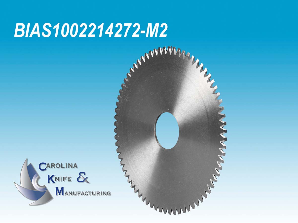 bias cutter blade from Carolina Knife & Manufacturing