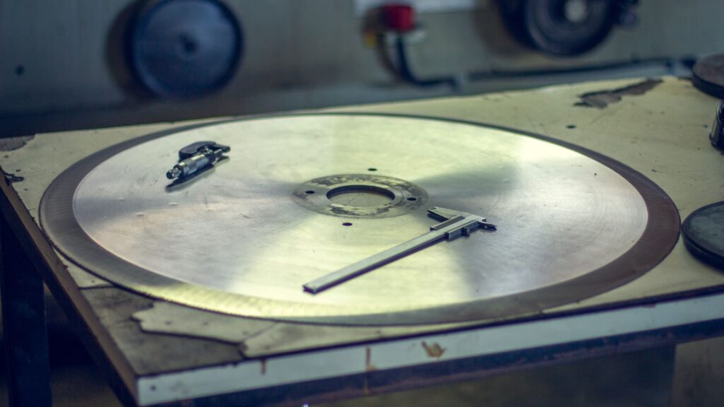 An industrial blade.