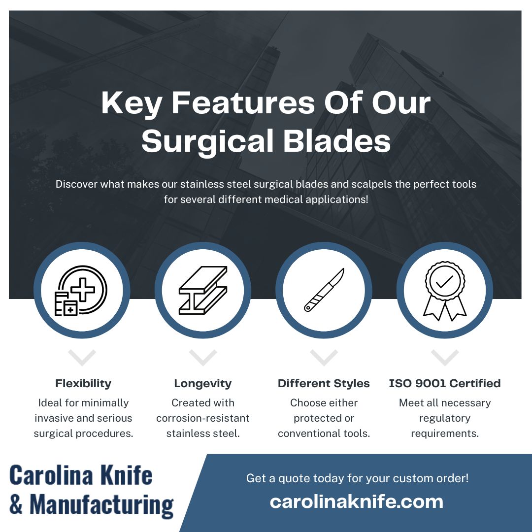Key Features Of Our Surgical Blades.